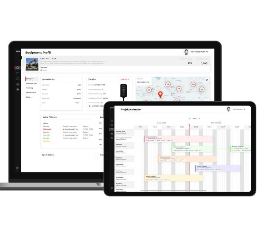 Syniotec · SAM — interface design