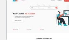 Tichera · e-Learn — interface design